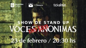 Stand up: Voces NO TAN Anónimas @ Centro Cultural Florencio Sanchez
