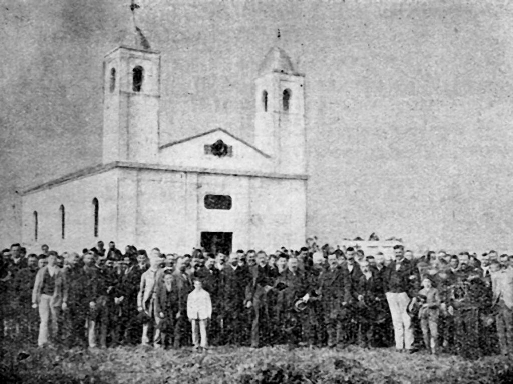 Inauguración del templo valdense de La Paz.