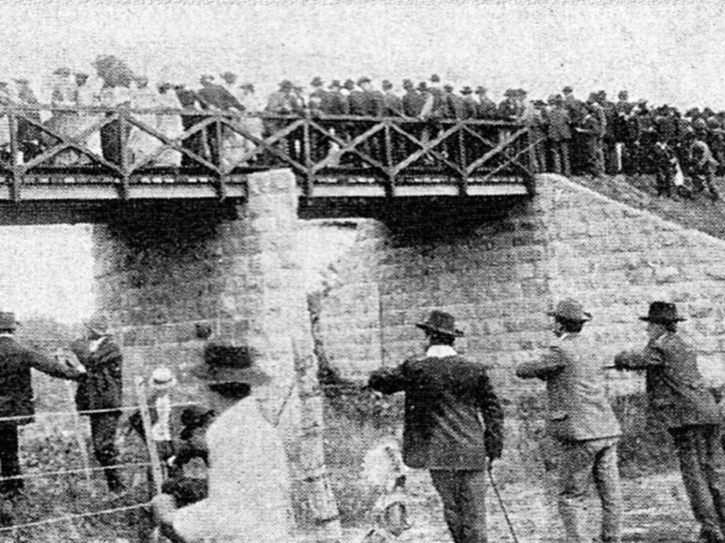 Inauguración del Puente Negro, 1902
