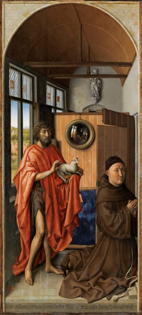 San Juan Bautista y el maestro franciscano Enrique de Werl